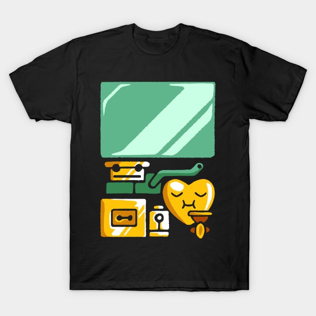 adventure time BMO insides T-Shirt by The Japanese Fox